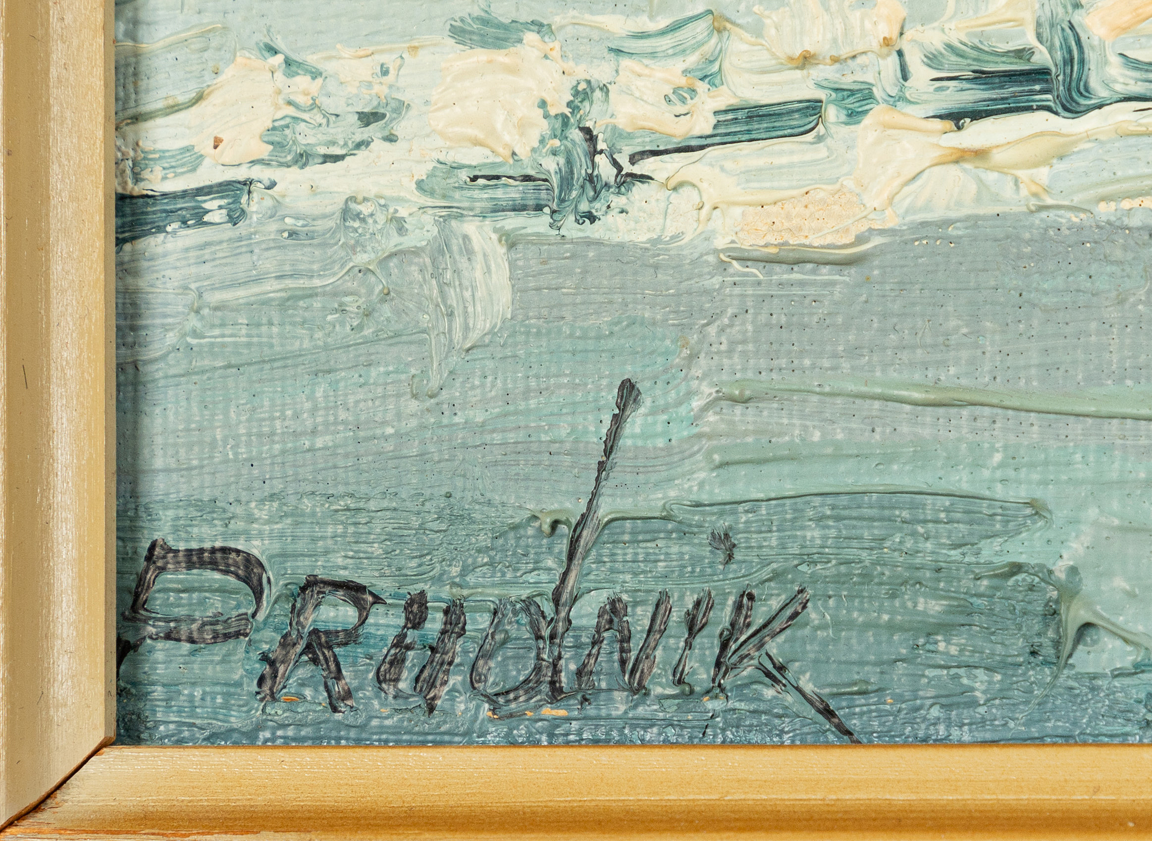 Jack Prudnik, Vinterbild mot Kungsträdgården, Stockholm. Bukowskis