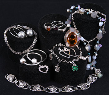 155271. PARTI SMYCKEN, 13 del, silver, 1900-tal.