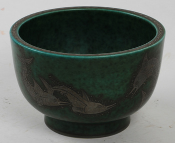 155549. SKÅL, stengods Argenta, Gustavberg.