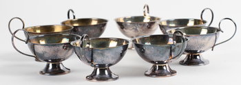 161161. PUNCHMUGGAR, 8 st, silver, 1965.