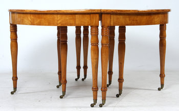 170341. MATSALSBORD, biedermeier, omkring 1800-talets mitt.