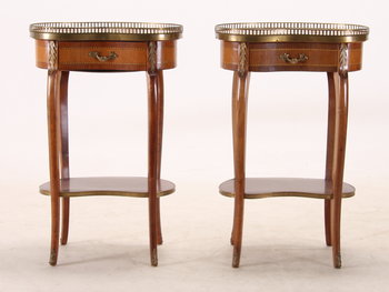 171565. LAMPBORD, ett par, Louis XVI-stil, Spanien, 1900-talets mitt.