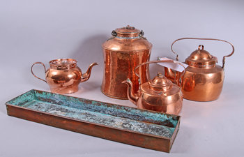 173363. PARTI KOPPAR, 5 delar, 18001900-tal.