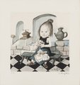 TSUGUHARU FOUJITA, färglitografi, signerad,...