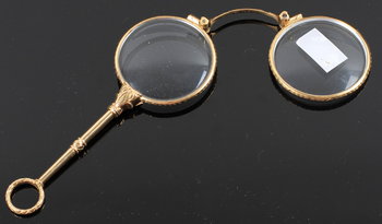 176357. LORNJETT, 18 K guld.