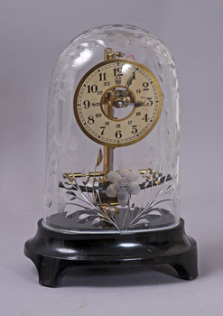 176405. BORDSUR MED GLASHUV. Bulle Patent, omkring 1900.
