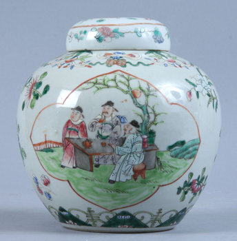 176741. BOJAN samt LOCK, porslin, Kina, 18001900-tal.