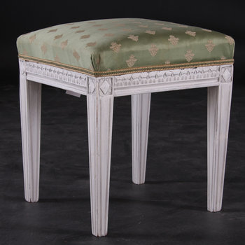 177963. TABURETT, gustavianskt provinsarbete. 17001800-tal.