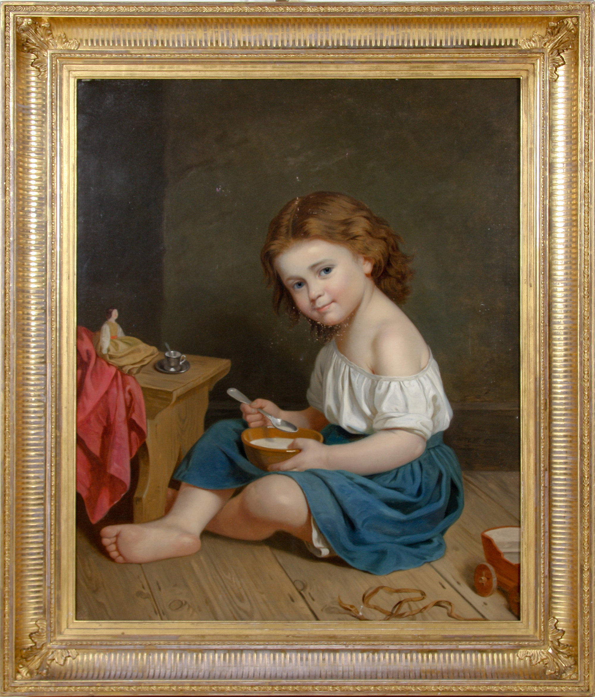 AMALIA LINDEGREN, efter, olja på duk. 1800tal. Bukowskis