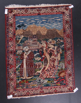 180395. MATTA, orientalisk, Figural, 177 x 132.