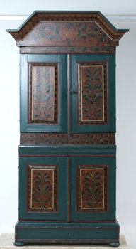 180921. SKÅP, allmoge, 1800-talets första hälft.