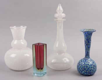 181387. PARTI GLAS, 4 delar, bl a Italien, 1900-tal.