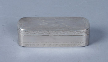 181524. DOSA, silver, Nils Hellberg, Stockholm, 1797.