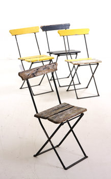 182017. TRÄDGÅRDSSTOLAR, 4 st, 1900-talets första hälft.