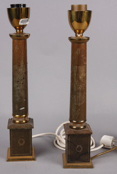 182205. BORDSARMATURER, ett par, 1900-tal.