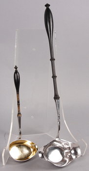 183991. BÅLSLEV SAMT SÅSSLEV, silver, AF Hellman resp Sven Petter Dahlgren, Uppsala 1840 resp 1854.