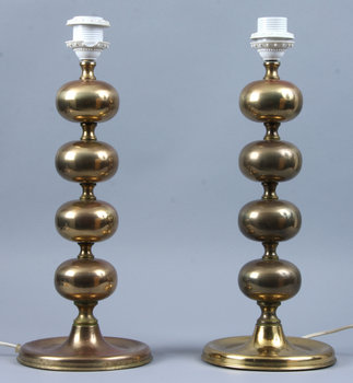184057. BORDSARMATURER ett par, 1900-tal.