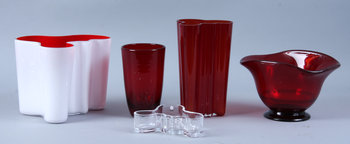 185251. PARTI GLAS, 5 delar, Iittla samt Reijmyre,