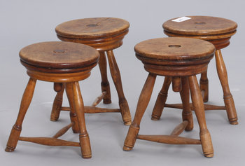 185257. URMAKARPALLAR 4 st. 1800-talet senare del.