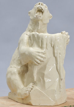 186543. PARAPLYSTÄLL, flintgods, omkring år 1900.