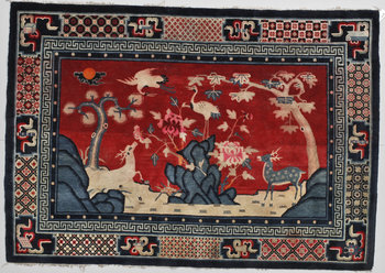 187996. MATTA, Kina 1900-talets andra hälft. Ca 238 165.