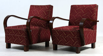 188200. KARMSTOLAR, ett par, art deco-stil, 1900-tal.