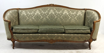 192012. SALONGSGRUPP, 4 delar, rokokostil, 1900-tal.