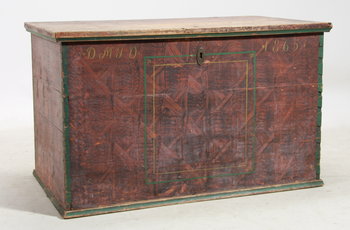 196459. KISTA. Allmoge, 1800-tal.