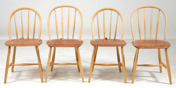 196796. STOLAR, 2  2 st, AB Nässjö Stolfabrik, resp Edsbyverken, 1950-tal.