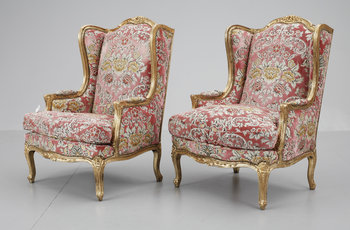 197059. FÅTÖLJER, ett par, Louis XVI-stil, 1900-tal.
