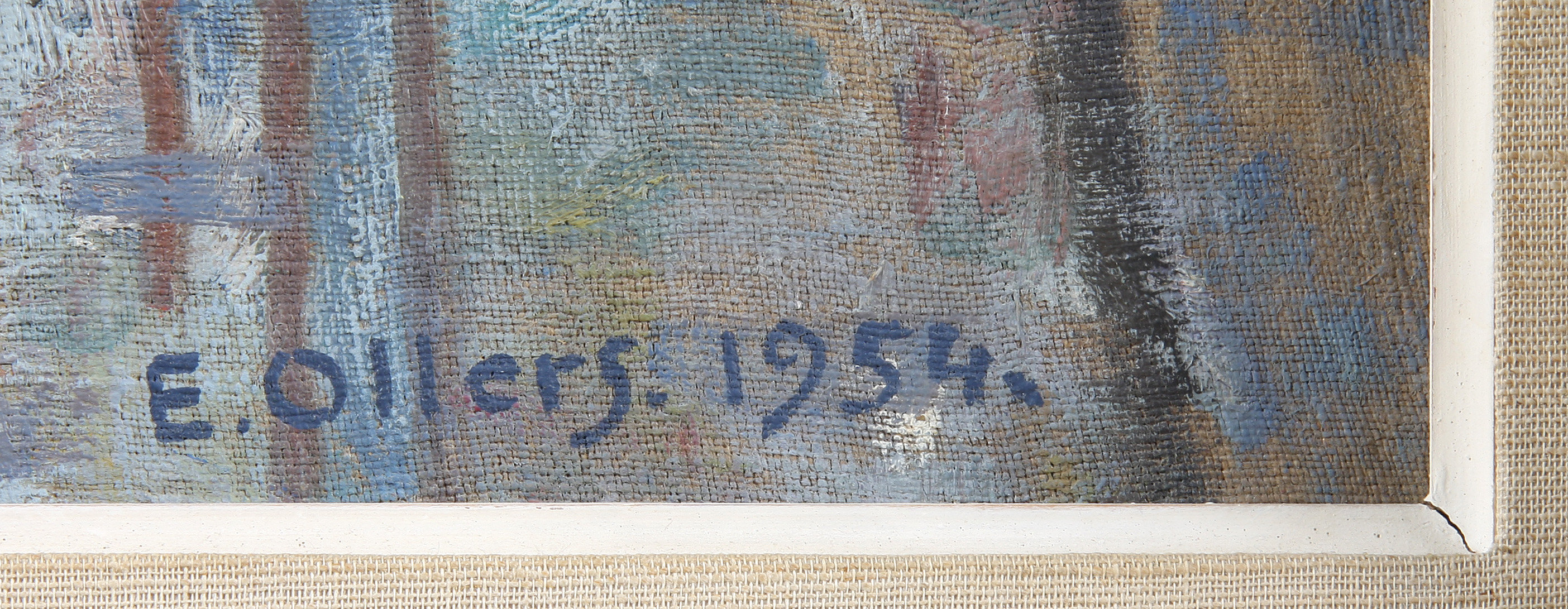 EDVIN OLLERS, Olja på duk, sign o dat 1954. - Bukowskis