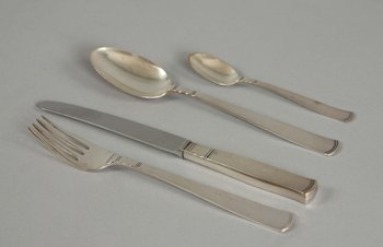198038. BESTICKUPPSÄTTNING, 48 delar, silver.