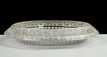 200290. SKÅLFAT, glas, Lalique, France.