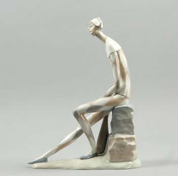 200845. FIGURIN, porslin, NAO, Spanien.