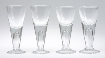 203245. SPETSGLAS, 8 st, 1900-talets mitt.