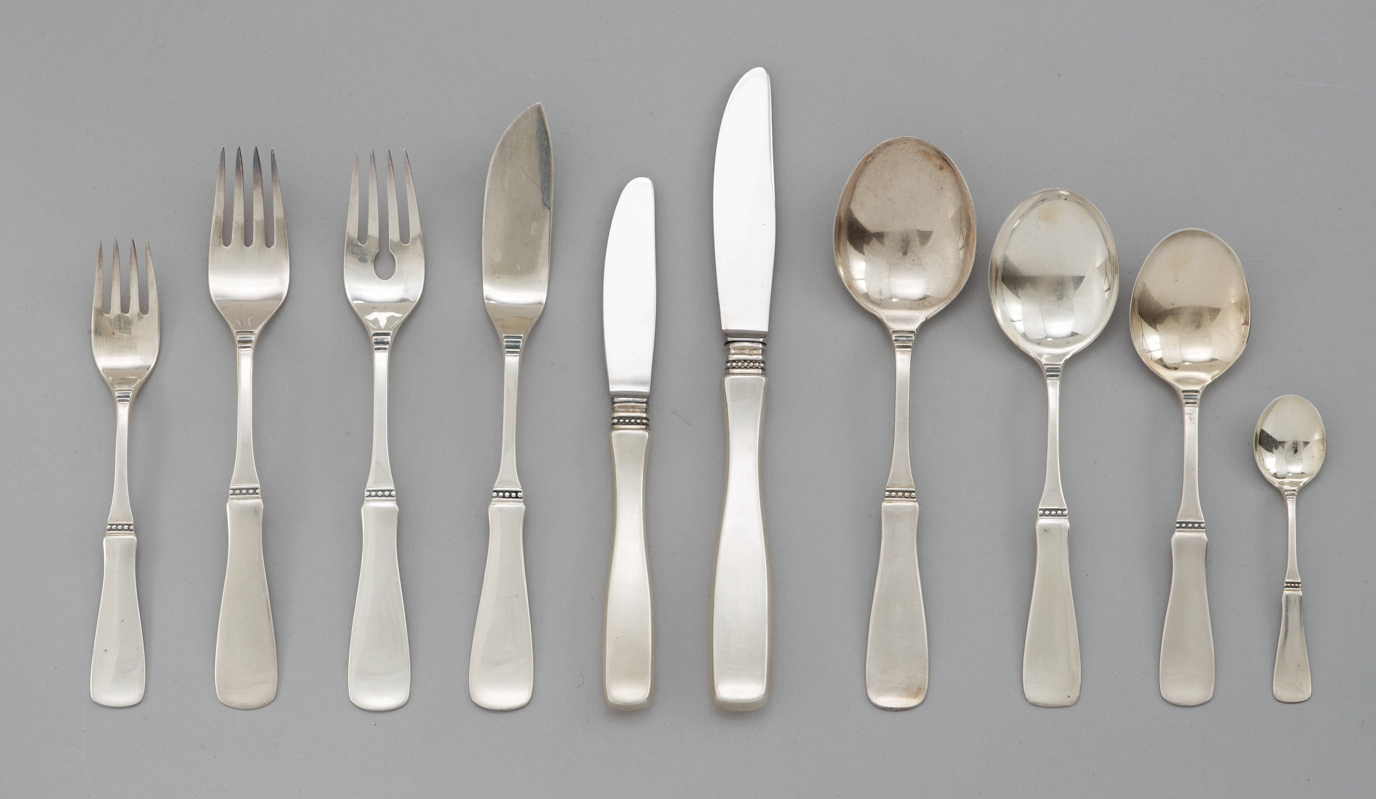 A set of silver flatware, 120 pieces, marks of K.G.Markström, Uppsala. Bukowskis
