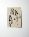 MAXIMILIEN LUCE, kolteckning, sign.