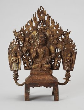 204335. BUDDHA, brons, sydostasien, 1900-tal.