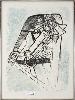 204903. ROBERTO MATTA, färglitografi. Sign och numr 64100.