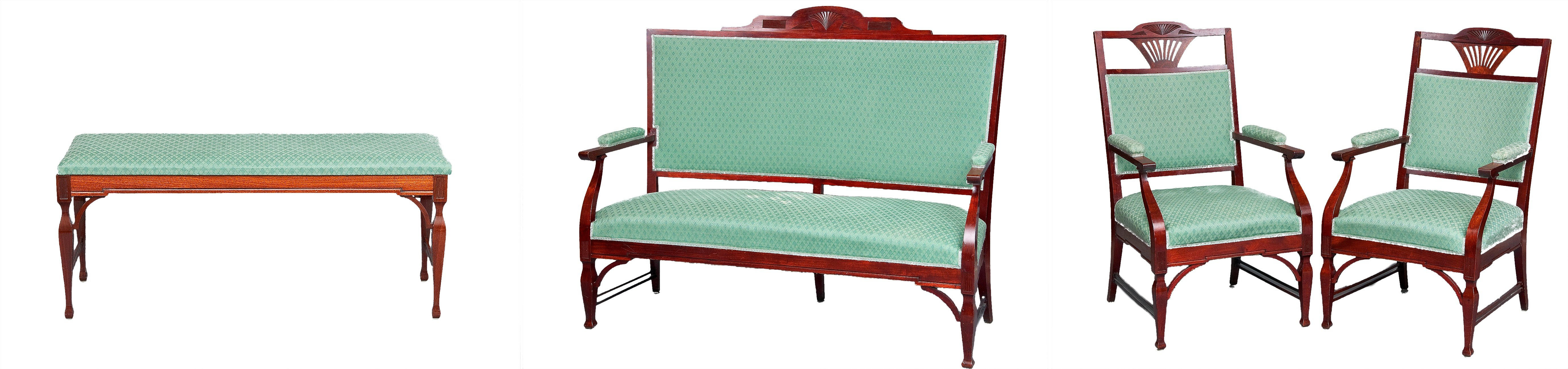 A SUITE OF FURNITURE, 4 PIECES. Bukowskis