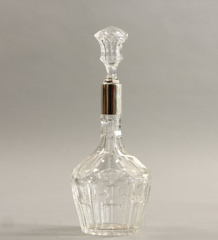 205395. KARAFF, glas och silver, Lidköping, 1944.