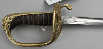 205619. SABEL, för officerare vid armén, ca 1875.