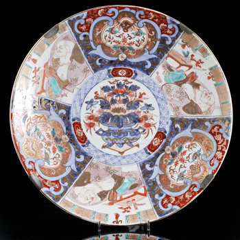 206585. FAT, porslin, Imari Japan 18001900-tal.