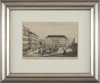 206889. KOPPARSTICK, 2 st, mitten av 1800-talet.