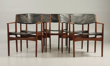 207341. KARMSTOLAR, 5 st, trol Poul M. Volther, Frem Röjle, Danmark, 1960-tal.