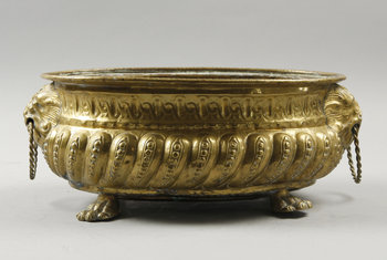 208140. CHAMPAGNEKYLARE, mässing, 1800-tal.