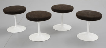 208203. PALLAR, 4 st, Tulip, Eero Saarinen, Knoll international.
