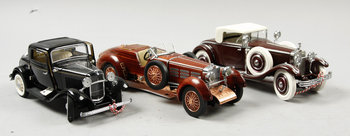 210010. MODELLBILAR, 3 st, Franklin Mint.