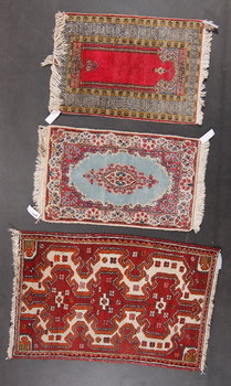 213017. MATTOR, 3 st, orientaliska, 1900-tal.