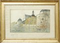 JULIA BECK, akvarell, sign och dat 1930.
